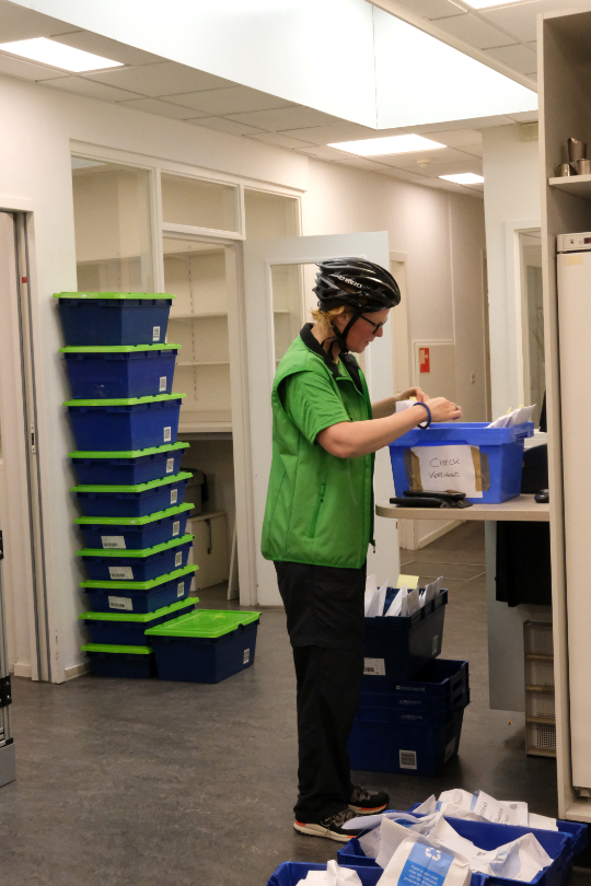 FIetskoerier medicijnservice